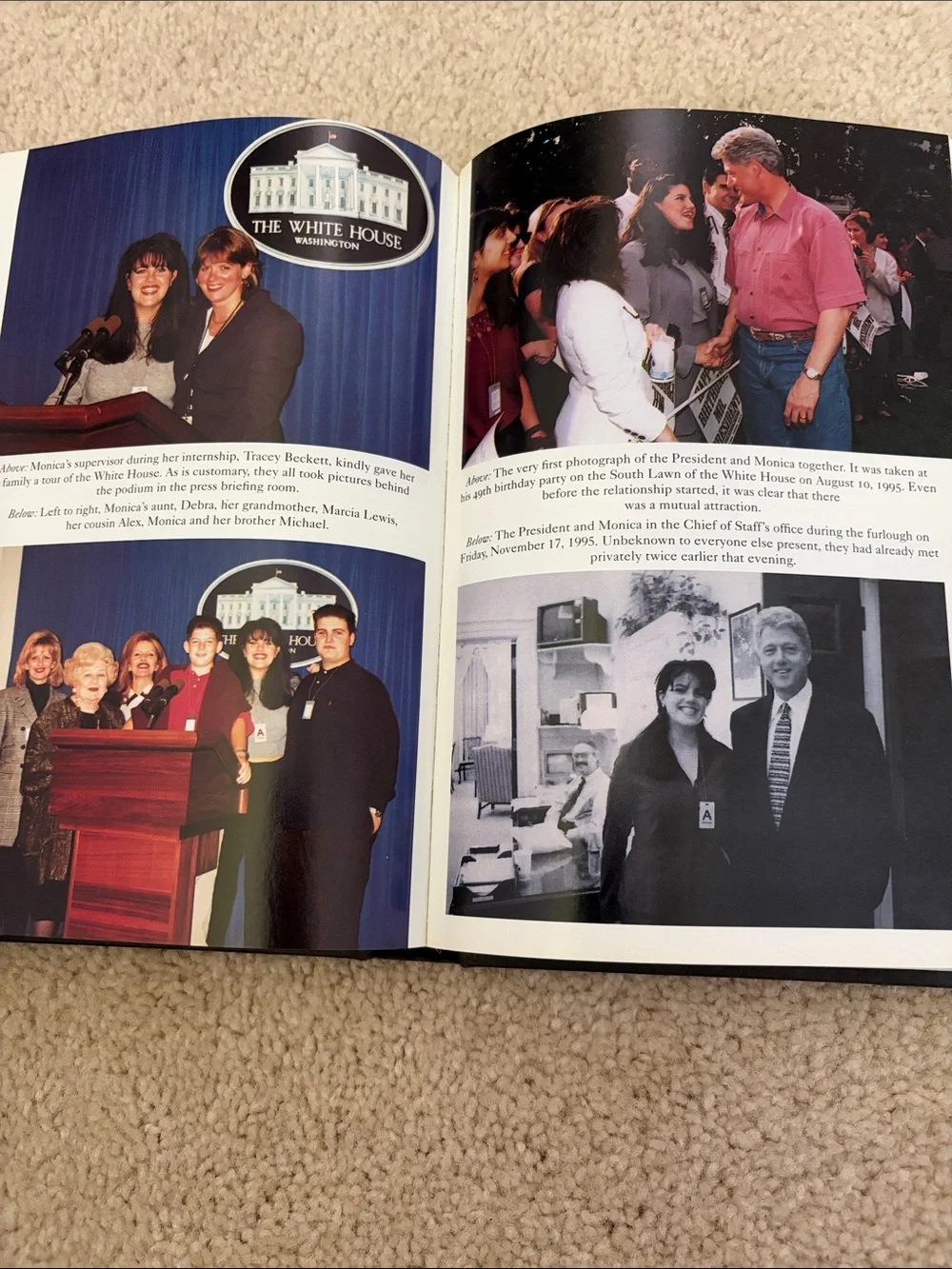 Monica's Story Hardcover Book - by Andrew Morton